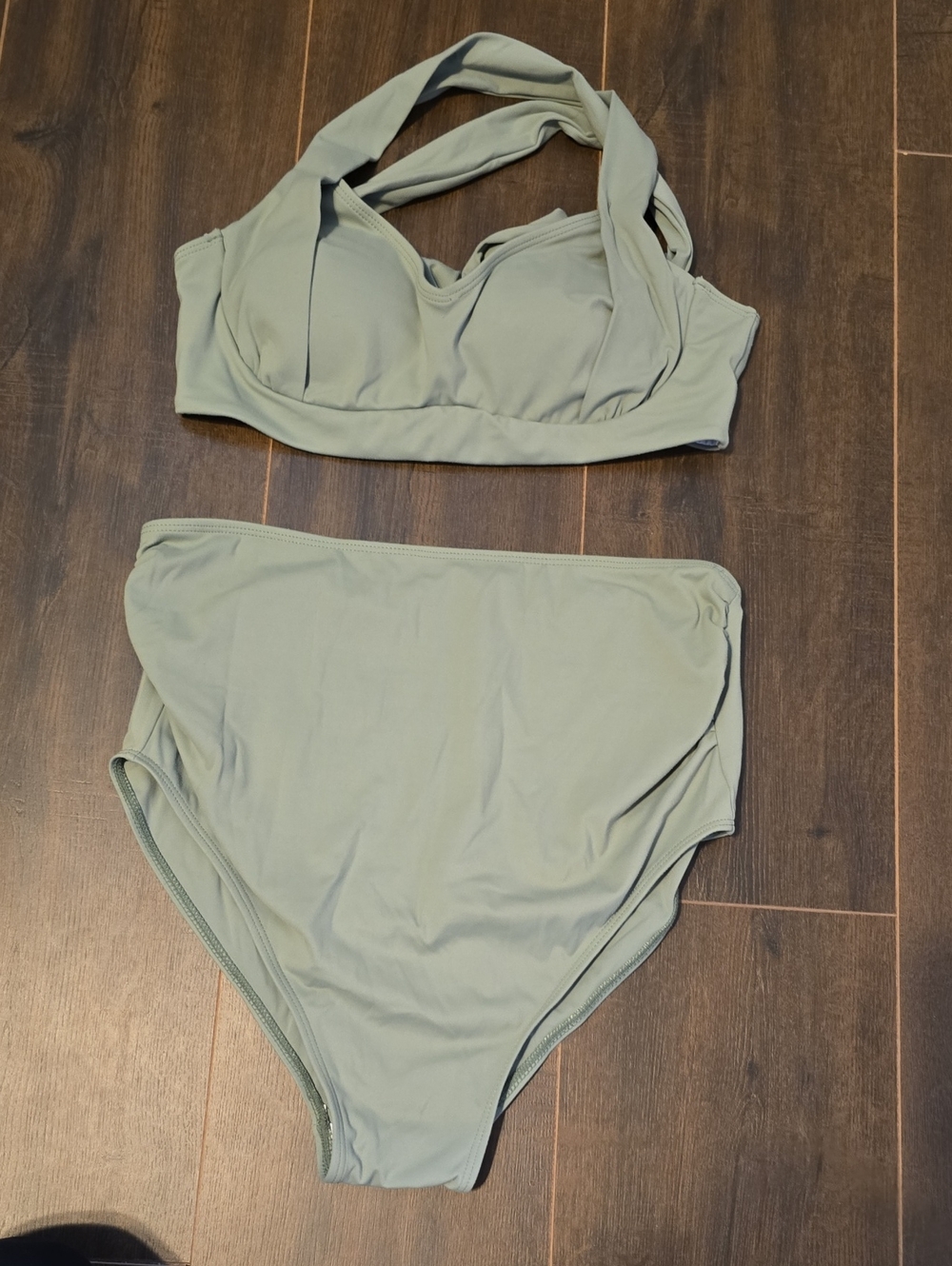 Sage Green Maternity Bikini